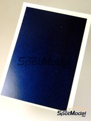 Interdecal: Decals - 75 x 110 mm Metallic blue
