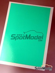 Interdecal: Decals - 75 x 110 mm clear green