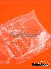 Italeri: Spare part 1/24 scale - Ford Escort Mk. II RS1800: Sprue D - plastic parts - for ESCI references 3009, 3021 and 3049, or Italeri references 3650, IT3650, ITA3650 and 3655, or Revell references REV07374 and 7374