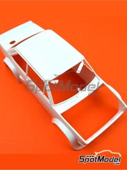 Italeri: Spare part 1/24 scale - Fiat 131 Abarth: Body - plastic parts - for Italeri references 3662, ITA3662 and 3662S