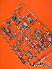 Italeri: Spare part 1/24 scale - Fiat 131 Abarth: Sprue C - plastic parts - for Italeri references 3662, ITA3662 and 3662S