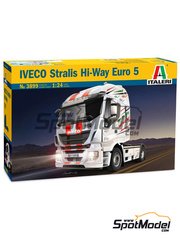 Italeri: Truck scale model kit 1/24 scale - Iveco Stralis 560 Hi-Way Euro 5 - plastic model kit image