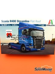 Man/Scania/Iveco Italeri 3889 1/24 Scale Model Kit Truck Rubber Tires Tyres 8pcs 