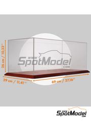 Ixo Collections: Display case 1/8 scale - Display case for 1/8 vehicles