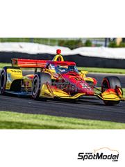 Ixo Models: Diecast model car 1/18 scale - Dallara Honda DW12 Chip Ganassi Team sponsored by DHL #10 - Alex Palou (ES) - NTT IndyCar Series 2025 - metal parts, plastic parts and rubber parts