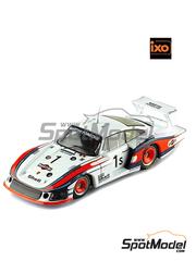 Ixo Models: Diecast model car 1/43 scale - Porsche 935/78 sponsored by Martini #1 - Jochen Mass (DE) + Jacques Bernard 'Jacky' Ickx (BE) - 6 Hours Silverstone 1978 - metal parts, plastic parts and rubber parts