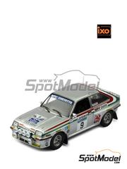 Ixo Models: Diecast model car 1/43 scale - Vauxhall Chevette 2300 HSR Dealer Vauxhall Team sponsored by Castrol #9 - Pentti Airikkala (FI) + Risto Virtanen (FI) - Lombard RAC Rally 1980 - metal parts, plastic parts and rubber parts