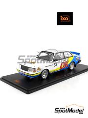 Ixo Models: Diecast model car 1/18 scale - Volvo 240 Turbo Group A M&L Racing Team sponsored by OK, Beckers #33 - Per-Gunnar Andersson (SE) + Greger Petersson (SE) + Mats Lind�n (SE) - European Touring Car Championship ETCC Zolder 1985 - metal parts, plastic parts and rubber parts