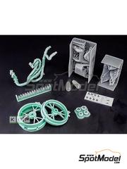 KMP Kool Models Production: Transkit 1/12 scale - Ducati V4R - WDW World Ducati Week 2022 - 3D printed parts and water slide decals - for Tamiya reference TAM14140