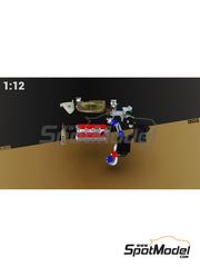 KMP Kool Models Production: Transkit 1/12 scale - Lancia Delta HF 8V - 3D printed parts - for Italeri references 4709 and 4712