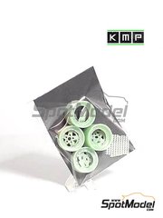 KMP Kool Models Production: Rims 1/24 scale - Canonica Fondmetal - 3D printed parts - for Hasegawa references 20264, 20277, 20299, 20399, 20414, 20447, 20485, 20523, 20566, 20584, 20631, 20681, 20775, 25030, CR-30, 25030.OUTLET, 25031, CR-31, 52305, SP505, HACR30, 25030 and CR-30 - 4 units