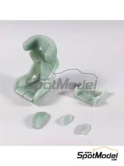 KMP Kool Models Production: Seat 1/24 scale - Recaro WRC Hans Racing Seats - 3D printed parts - 2 units image