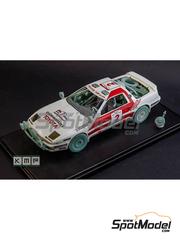 KMP Kool Models Production: Transkit 1/24 scale - Toyota Supra 3.0 GT Toyota Team Europe Team sponsored by Marlboro #2, 7, 8 - Juha Kankkunen (FI) + Juha Piironen (FI), Kenneth Eriksson (SE) + Peter Diekmann (DE), Bj&ouml;rn Waldeg&aring;rd (SE) + Fred Gallagher (GB) - Safary Rally Kenya 1988 - 3D printed parts, paint masks, resin parts, water slide decals, other materials and assembly instructions - for Tamiya reference TAM24062 image