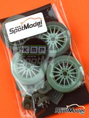 KMP Kool Models Production: Set de conversin a asfalto escala 1/24 - Ford Fiesta WRC - piezas impresas en 3D - para las referencias de Belkits BEL013 y BEL-013