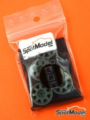 KMP Kool Models Production: Llantas escala 1/24 - Speedline de tierra para Subaru Impreza  - piezas impresas en 3D - 4 unidades