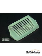 KMP Kool Models Production: Wing set 1/24 scale - Porsche 911 SC RS  whale tail for Rothmans version - 3D printed parts - for Nunu reference PN24011 - 1 units