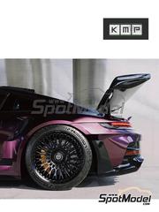 KMP Kool Models Production: Rims and tyres set 1/24 scale - Brixton forged TR20 MNBLK rims 20"/21" for Porsche 911 992.1 GT3 RS - 3D printed parts - for Tamiya reference TAM24370 - 2 + 2 units