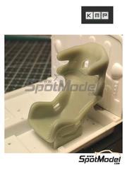 KMP Kool Models Production: Seat 1/24 scale - Porsche 911 991 GT3 LM Racing seat - 3D printed parts - for Nunu reference PN24040 - 1 units