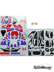 Khaled Models: Marking / livery 1/12 scale - Ducati Superleggera V4 Pramac Team sponsored by Prima #89 - Jorge Martin (ES) 2023 - resin parts and water slide decals - for Tamiya reference TAM14140