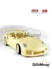 Kitbox PZY Model: Car scale model kit 1/24 scale - Porsche 911 GT2RS (991.2) - photo-etched parts, resin parts, rubber parts, seatbelt fabric, water slide decals, other materials and assembly instructions image