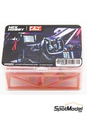 Kitbox PZY Model: Set de mejora y detallado escala 1/24 - BMW M4 GT3 - Habit�culo - piezas impresas en 3D - para las referencias de Nunu PN24045 y PN24057