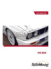 Komakai: Reference / walkaround book - BMW M3 E30 - DTM - Deutsche Tourenwagen Masters - for Arena Modelli reference ARE424, or Beemax Model Kits references B24007, Aoshima 098196, B24016, B24019 and BX24029, or Fujimi references FJ062624, FJ12287, FJ12572, FJ126746 and RS-17, or Nunu references PN24014, PN-24014, PN24017, PN-24017, PN24019, PN-24019 and PN24019-UNBOX, or Revell reference REV07733