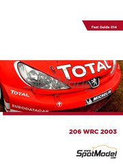 Komakai: Libro de referencia - Peugeot 206 WRC 2003 - para la referencia de Tamiya TAM24267