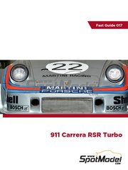 Komakai: Reference / walkaround book - Porsche 911 Carrera RSR Turbo - for Arena Modelli references ARE1175 and ARE796-B, or Fujimi references FJ12648, FJ126487, RS-23, FUJ12648, FJ126494 and RS-99, or Italeri reference 3625, or Model Factory Hiro references MFH-K713, K-713, MFH-K714, K-714, K714, MFH-K770, K-770, MFH-K771, K-771, MH-L-4, MFH-L-4, MFH24PRSR and X004