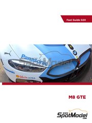 Nunu PN24043: Car scale model kit 1/24 scale - BMW M8 GTE