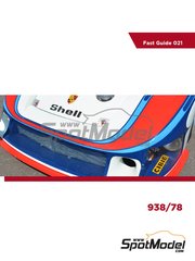 Komakai: Reference / walkaround book - Porsche 935/78 Moby Dick - for Model Factory Hiro references MFH-K740 and K-740, or Tamiya reference TAM24318