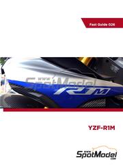 Komakai: Reference / walkaround book - Yamaha YZF-R1M - for Tamiya references TAM14133, HC-14133 and TMY14133