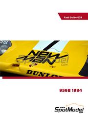 Komakai: Reference / walkaround book - Porsche 956B 1984 - for Tamiya references TAM12627, TAM24047, 2447, TAM24049, TAM24232, TAM24309 and TAM24314