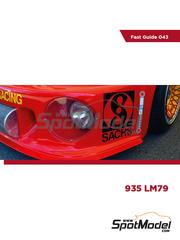 Komakai: Reference / walkaround book - Porsche 935 LM1979 - for Beemax Model Kits reference BX24036