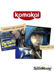 Komakai: Reference / walkaround book - Subaru Impreza WRX Group A 555 Subaru World Rally Team - Carlos Sainz (ES) + Luis Moya (ES), Colin McRae (GB) + Derek Ringer (GB), Alessandro Alessandrini (IT) + Piero Liatti (IT) - Catalunya Costa Dorada RACC Rally, Test Session 1995