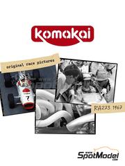 Komakai: Reference / walkaround book - Honda RA273 - John Surtees (GB), Richie Ginther (US) - German Formula 1 Grand Prix, Belgian Formula 1 Grand Prix, Dutch Formula 1 Grand Prix, Monaco Formula 1 Grand Prix, South African Formula 1 Grand Prix 1967 - for Tamiya reference TAM12032