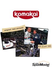 Komakai: Reference / walkaround book - Peugeot 905 Evo 1 Peugeot Talbot Sport Team - 24 Hours Le Mans, Test Session, Magny Cours 430Km, Castrol BRDC Empire Trophy, Nurburgring 430Kms, Mexico City 430Kms 1991 - for Heller reference 80718, or Model Factory Hiro references MFH-K847 and K-847