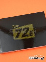 Komakai: Libro de referencia - Lotus Ford Type 72E - para la referencia de Ebbro EBR20009, o las referencias de Model Factory Hiro MFH-K313, K-313, MFH-K314, K-314, MFH-K315, K-315, MFH-K339 y K-339, o la referencia de Studio27 ST27-DX2026