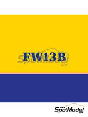 Komakai: Reference / walkaround book - Williams Renault FW13B