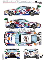 LB Production: Decoracin escala 1/24 - BMW M4 GT3 Equipo Turner Motorsport patrocinado por Liqui Molly N 96 - Robby Foley (US) + Patrick Gallagher (US) + Jake Walker (US) + Jens Klingmann (DE) - Campeonato IMSA WeatherTech SportsCar 2024 - calcas de agua e instrucciones de colocacin - para las referencias de Nunu PN24045 y PN24057