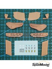 LB Production: Transkit escala 1/24 - BMW M4 GT3 Evo - piezas impresas en 3D, calcas de agua y manual de instrucciones - para las referencias de Nunu PN24045 y PN24057