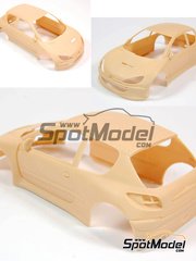 MM24 Models: Transkit 1/24 scale - Peugeot 206 S1600 sponsored by Total #2 - C�dric Robert (FR) - Rally Du Var 2002 - resins - for Tamiya kit