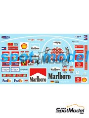 MSM Creation: Decals 1/12 scale - Michael Schumacher Figure Decal 