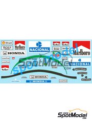 MSM Creation: Decals 1/12 scale - Ayrton Senna Figure Decal