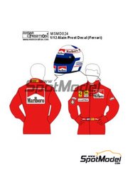 MSM Creation: Decals 1/12 scale - Alain Prost Figure Decal Ferrari