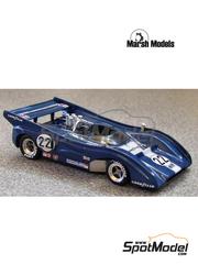 Marsh Models: Car scale model kit 1/43 scale - McLaren M8F Young American Racing Team #22 - Francois Cevert (FR) - Can-Am Canadian-American Challenge Cup 1972 - photo-etched parts, resin parts, turned metal parts, water slide decals, white metal parts, other materials and assembly instructions