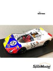 Marsh Models: Car scale model kit 1/43 scale - Porsche 908/02 Gesipa German Racing, Racing AAW, Martini Racing Team sponsored by Gesipa Rivets, Shell, Martini #41, 53, 55, 57 - J�rgen Neuhaus (DE), Hans Laine (FI) + Gijs van Lennep (NL), Tony Dean (GB) + Hans-Dieter Dechent (DE) - 1000 Kms Brands Hatch, 24 Hours of Daytona, Hessenpreis Hockenheim 1969 and 1970 - photo-etched parts, resin parts, turned metal parts, water slide decals, white metal parts, other materials and assembly instructions