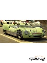 Marsh Models: Car scale model kit 1/43 scale - Lotus 19 United Dominions, UDT-Laystall Racing, Mecom Racing, Comstock Racing Team sponsored by Arciero Bros, Upper Canada Mfg #1, 3, 5, 10, 52, 99, 223 - Stirling Moss (GB), Lloyd Ruby (US), Jim Clark (GB), Olivier Gendebien (BE), Augie Pabst (US), Peter Ryan (CA), Dan Gurney (US), Vic Yachuk (CA) - USRRC Laguna Seca, Player's 200 Mosport, GP Canada Mosport, Laguna Seca 200 Miles, Nassau Trophy Race 1960, 1961, 1963 and 1965 - photo-etched parts, resin parts, turned metal parts, water slide decals, white metal parts, other materials and assembly instructions