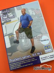 Master Box Ltd: Figura escala 1/24 - Jimmy Tex Heywood - piezas de plstico y manual de instrucciones