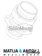 Matija and Andrej Modelworks: Detail 1/20 scale - AS Series Deustch Connectors - 3D printed parts - for Matija and Andrej Modelworks reference MAA-00001-20 - 406 units