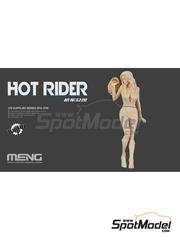Meng Model: Figure 1/9 scale - Hot Rider - resin parts, water slide decals and assembly instructions - for Meng Model reference MT-003